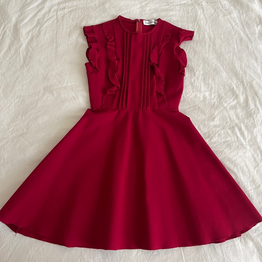 Babydoll Red Mini Dress
